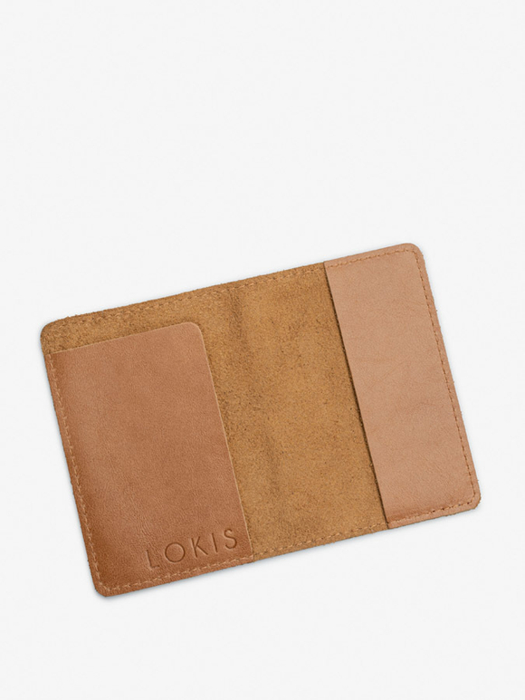 обложка на паспорт темно-бежевый