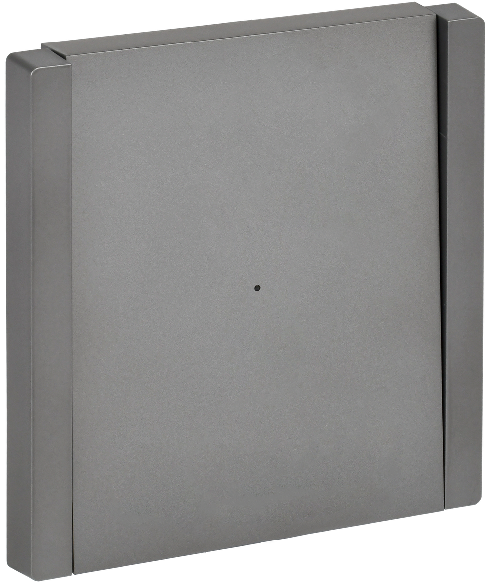 FORTE&PIANO Выключатель 1-клавишный проходной с индикацией 10А FP504 сталь IEK