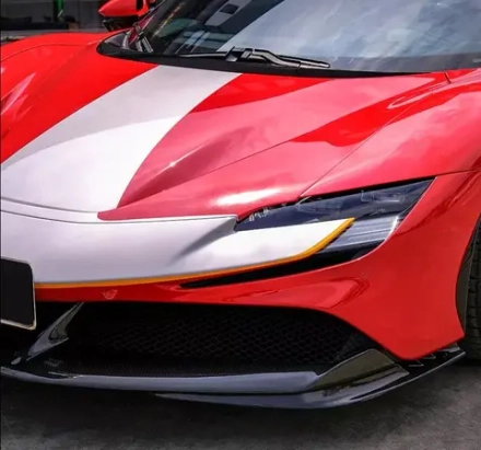 Карбоновая губа переднего бампера в заводском стиле для FERRARI SF90 Феррари OEM