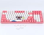 AKKO 3098B Doraemon Macaron  3 Modes RGB Hot Swap  Akko CS Jelly blue Switch,Cherry profile keycap