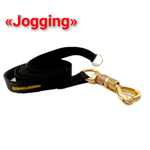 Нейлоновый поводок с усиленным карабином «Jogging» для полицейских собак
