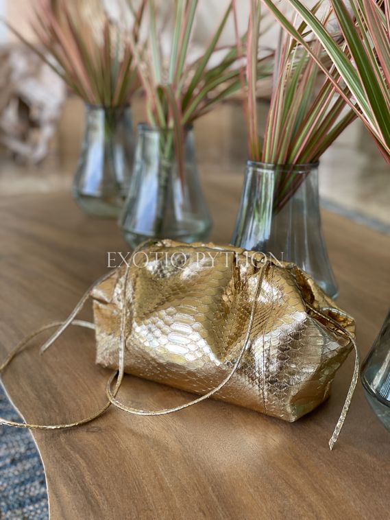 Клатч из кожи питона BG-452