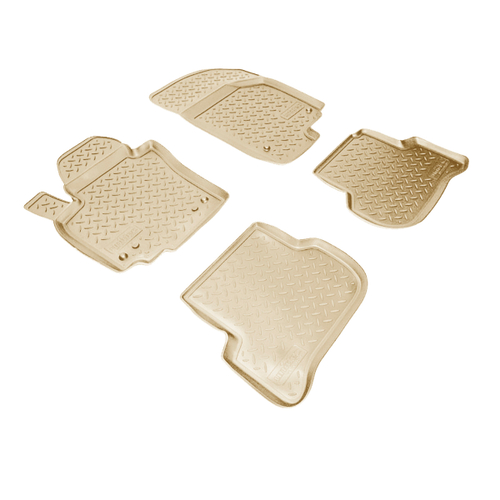 Ковры в салон Norplast/Unidec для Volkswagen Golf Plus (2009-)Полиуретан,Бежевый, арт.NPL-Po-95-19-B