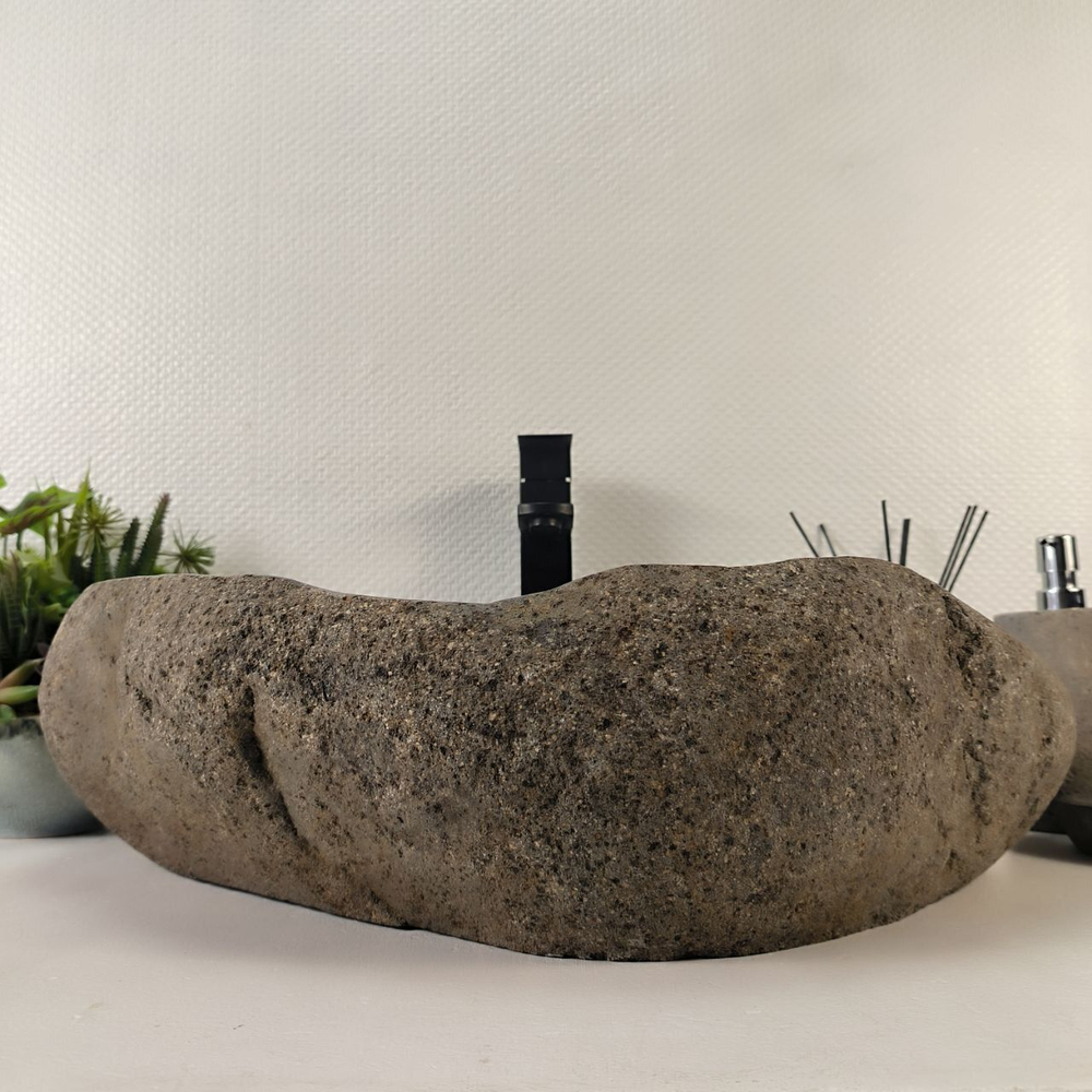 Каменная раковина из речного камня RS-05245 (60*43*17) 0862 из натурального камня