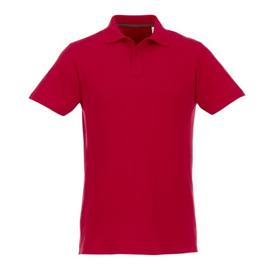 Мужское поло Helios с коротким рукавом (Красный XXL)