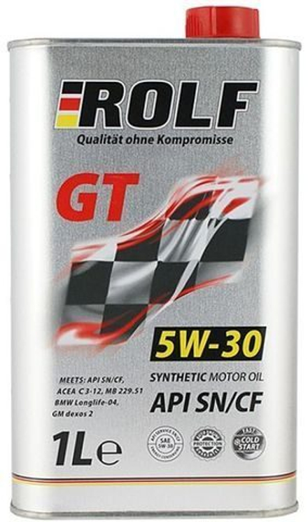 Моторное масло ROLF GT SN/CF 5w30 1л