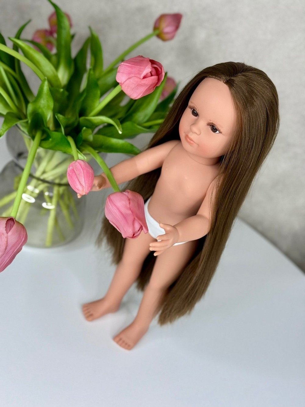 Кукла LAMAGIK виниловая 42см Nina без одежды (4210W)