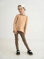 Костюм для девочки, лонгслив и леггинсы