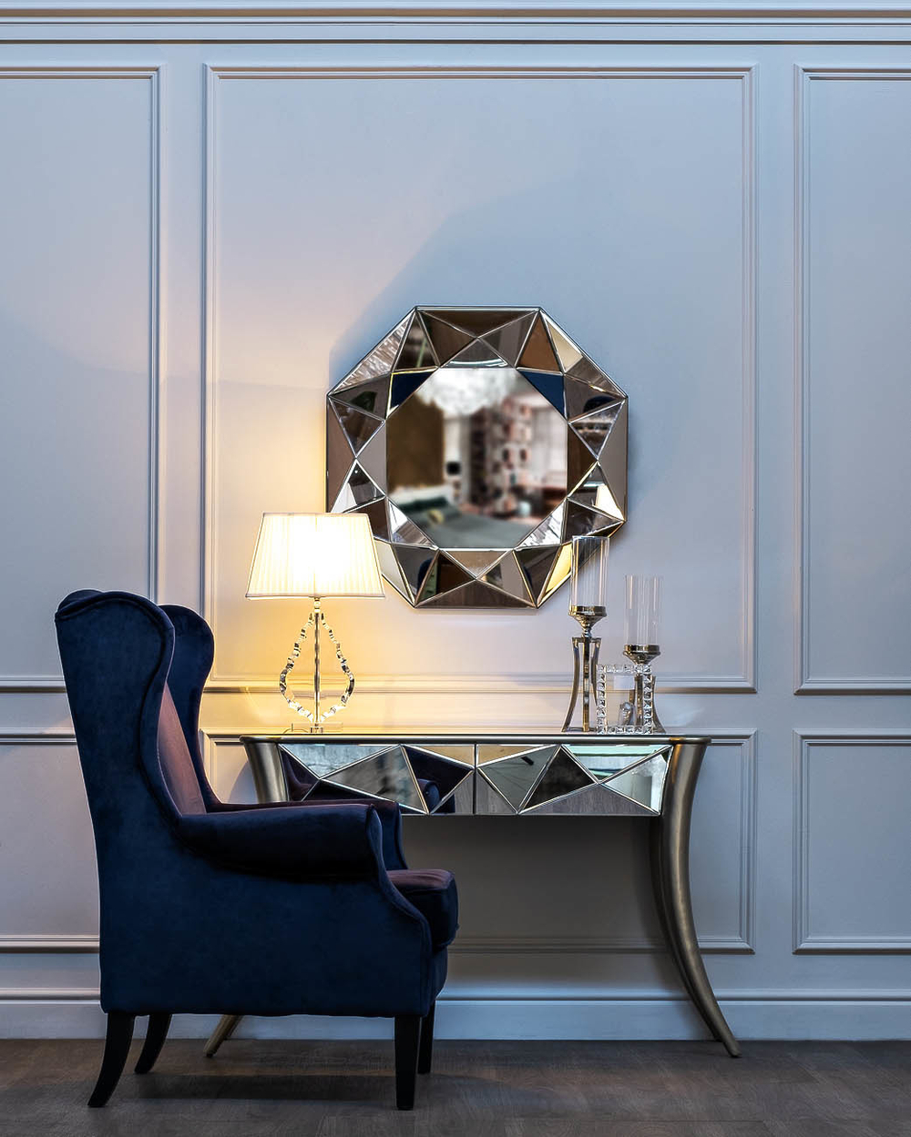 Зеркало с объемной рамой 81х81 Garda Decor 19-OA-1045