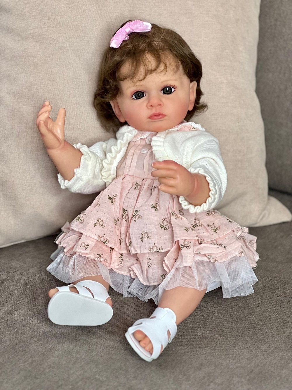 Кукла Реборн виниловая 55см в пакете (FA-280)