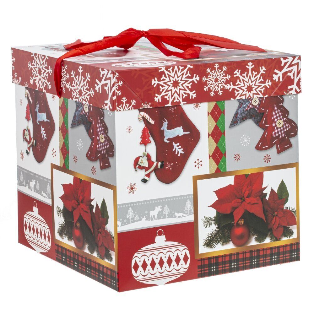 GAEM Коробка подарочная (бумага, плотность 350г/м2), L22 W22 H22 см, 2в.