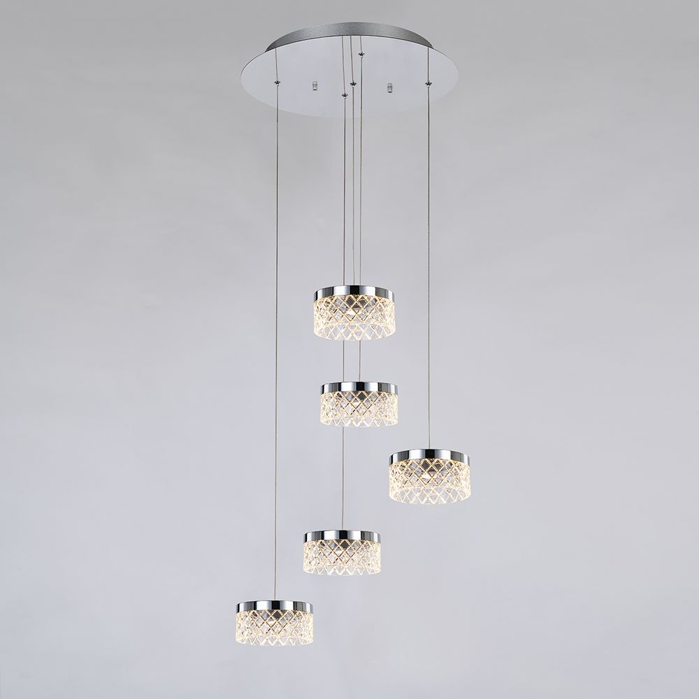 Подвесной светильник MD21020075-5A chrome