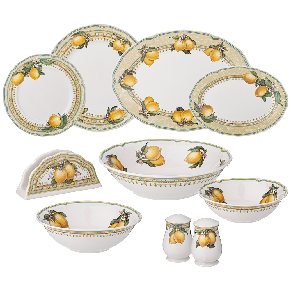 СЕРВИЗ ОБЕДЕННЫЙ LEFARD "ЛИМОНЫ" НА 6 ПЕР. 25 ПР. 86-2475