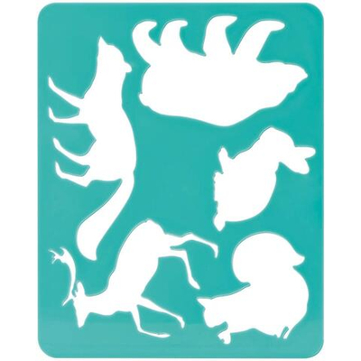 Трафарет для рисования Лесные звери , европодвес