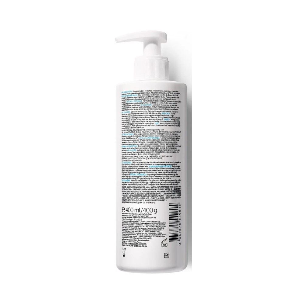 La Roche-Posay Lipikar Lait Молочко для сухой кожи, 400 мл