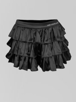 Шорты Ann Andelman 25705 короткие атласные с рюшами