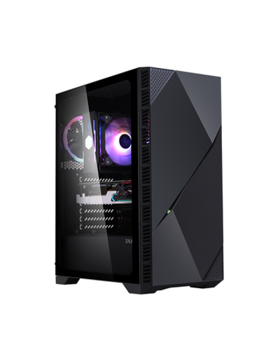 ZALMAN Z3 ICEBERG, ATX, BLACK, WINDOW, 5x3.5", 1x2.5", 1xUSB2.0, 2xUSB3.0, FRONT 1x120mm ARGB, REAR 1x120mm ARGB