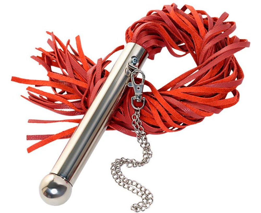 Красная кожаная плеть (Цвет: красный)