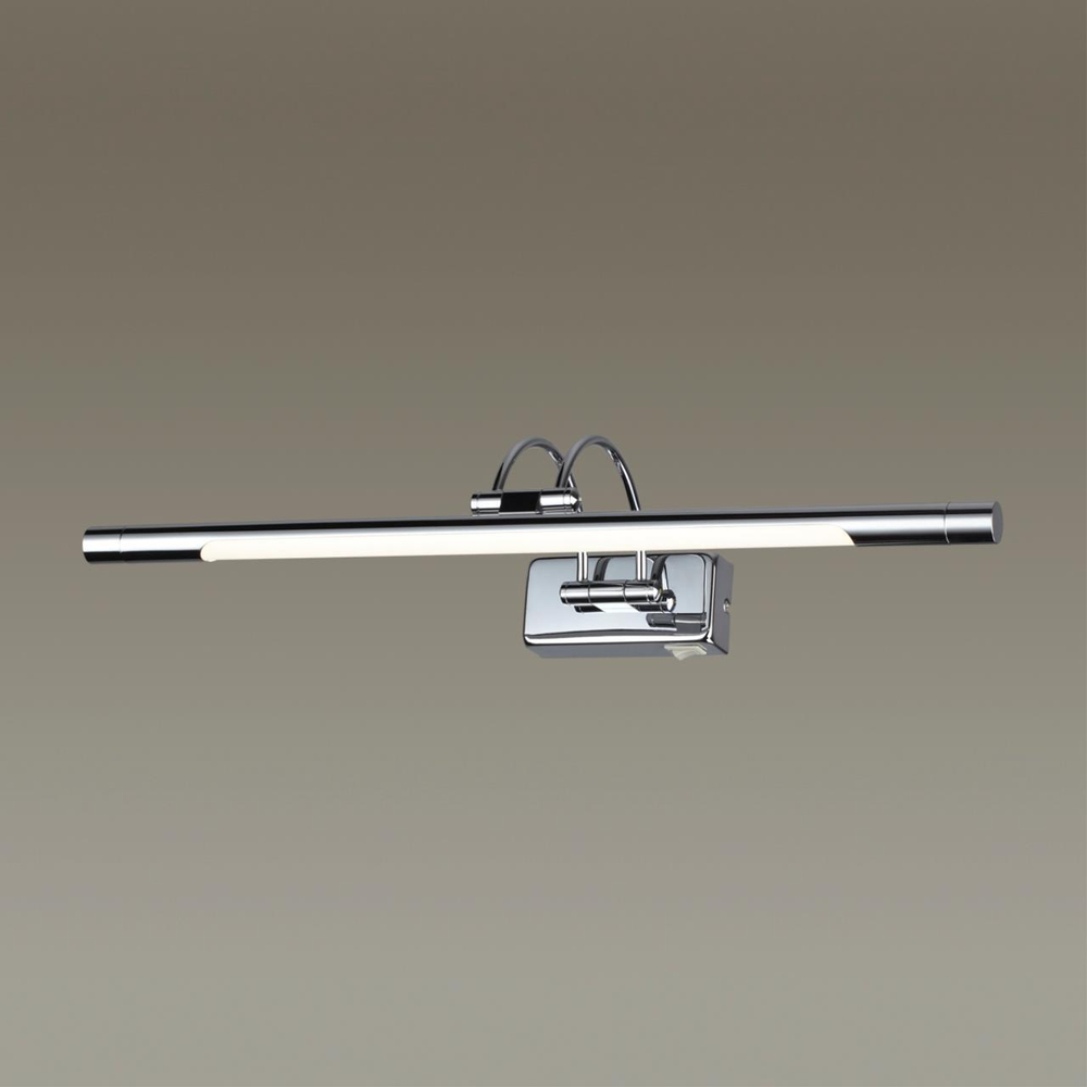 4908/8WL WALLI ODL22 695 хром/металл/акрил Подсветка для картин с выкл. LED 8W 4000К 500Лм REVOLA