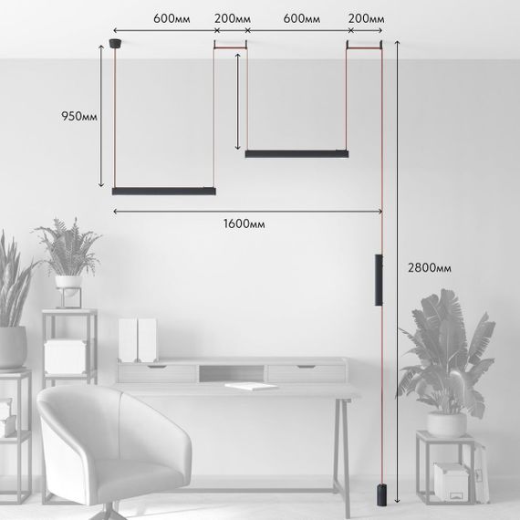 Трековая ременная система Denkirs Belty Set DK55SET18-01-BR