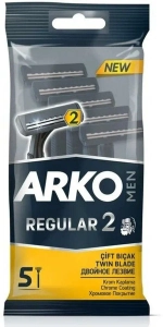 "ARKO REGULAR 2" Станок для бритья одноразовый (5 шт)