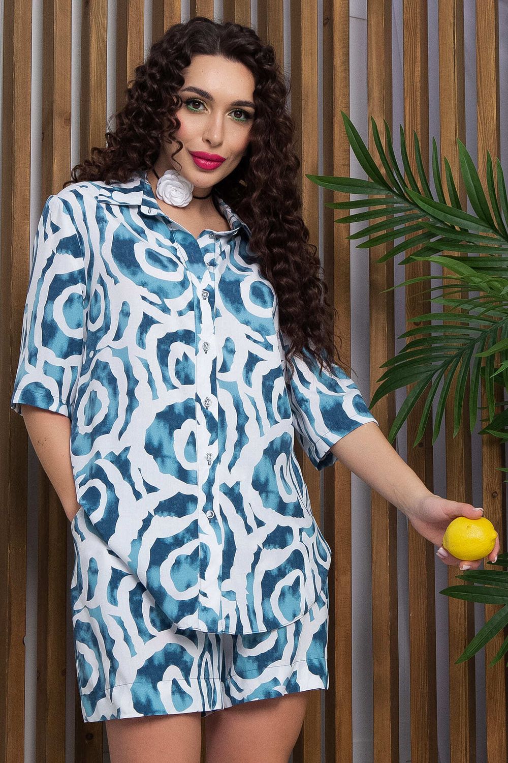 Костюм Легкий бриз (бирюзовый) К13242-7М LT Collection