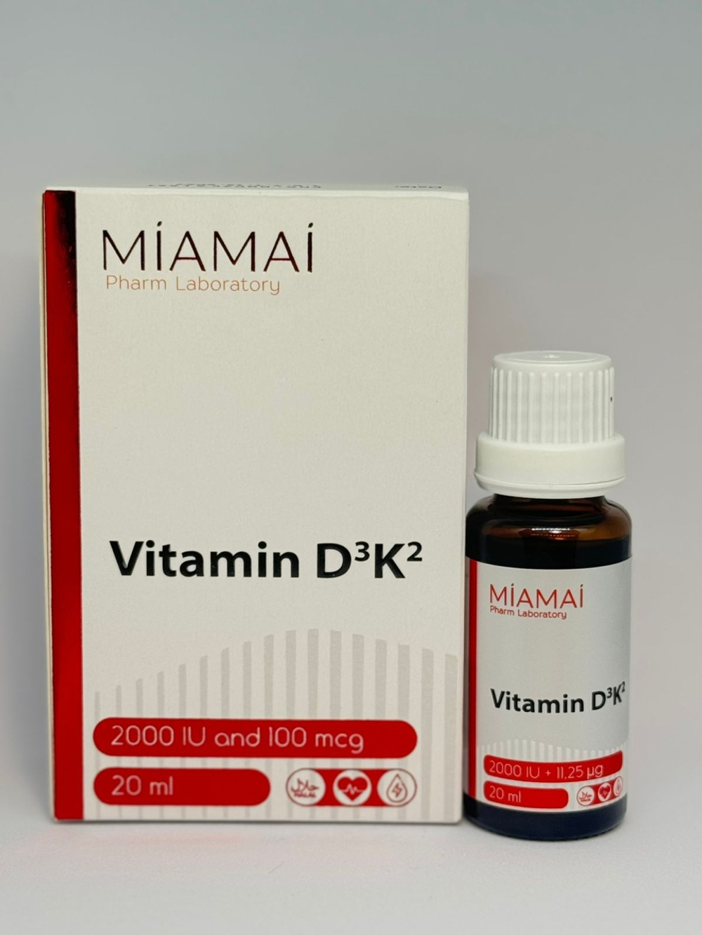 MIAMAI D3 + K2 2000 liquid (20 мл.)