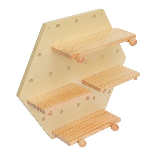 Пегборд shely, 43х50 см, светлое дерево