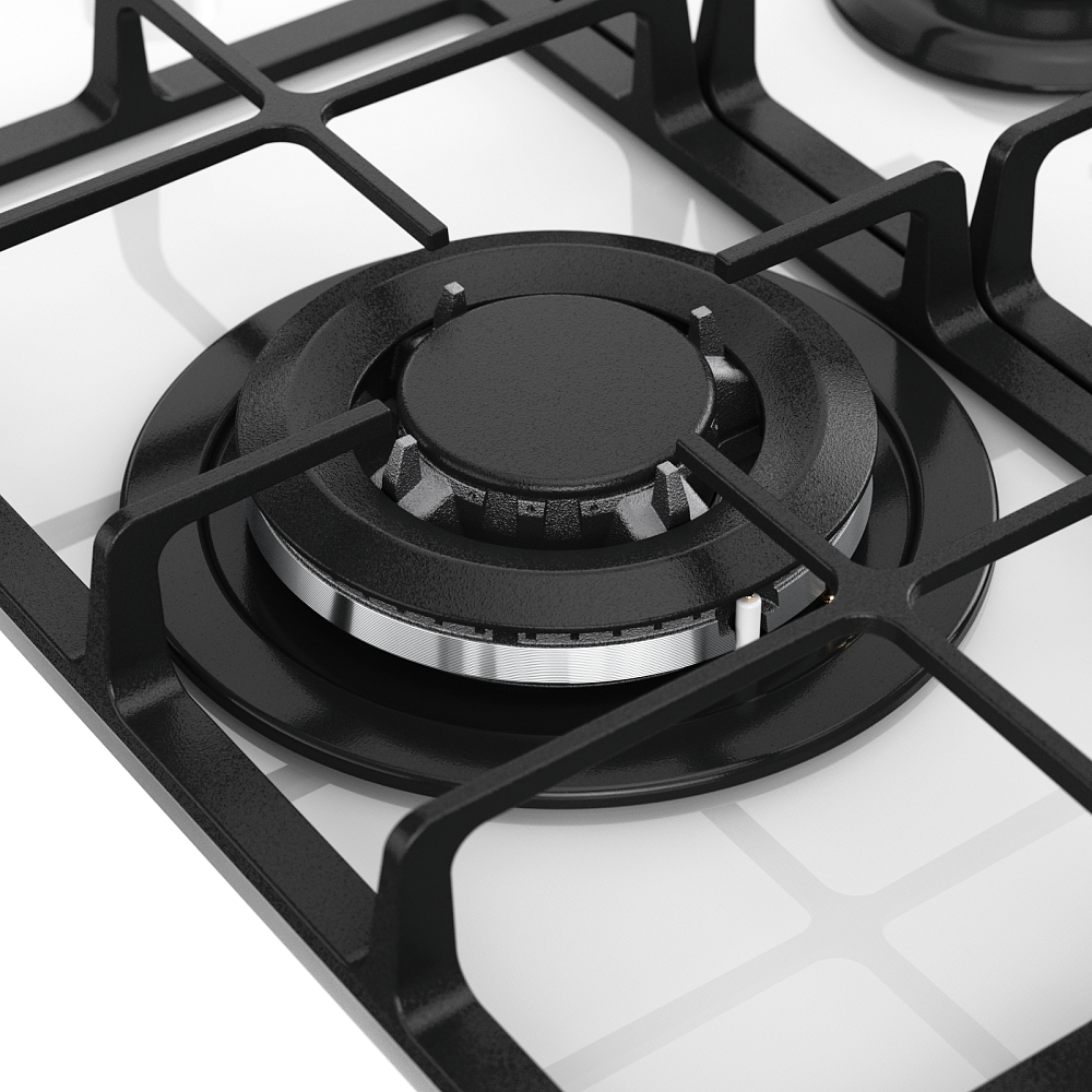 Встраиваемая газовая варочная панель Monsher MGG 43 Blanc