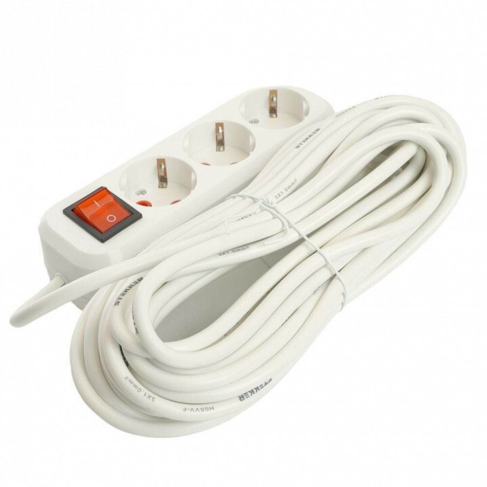Удлинитель с выключателем Stekker Home 49356