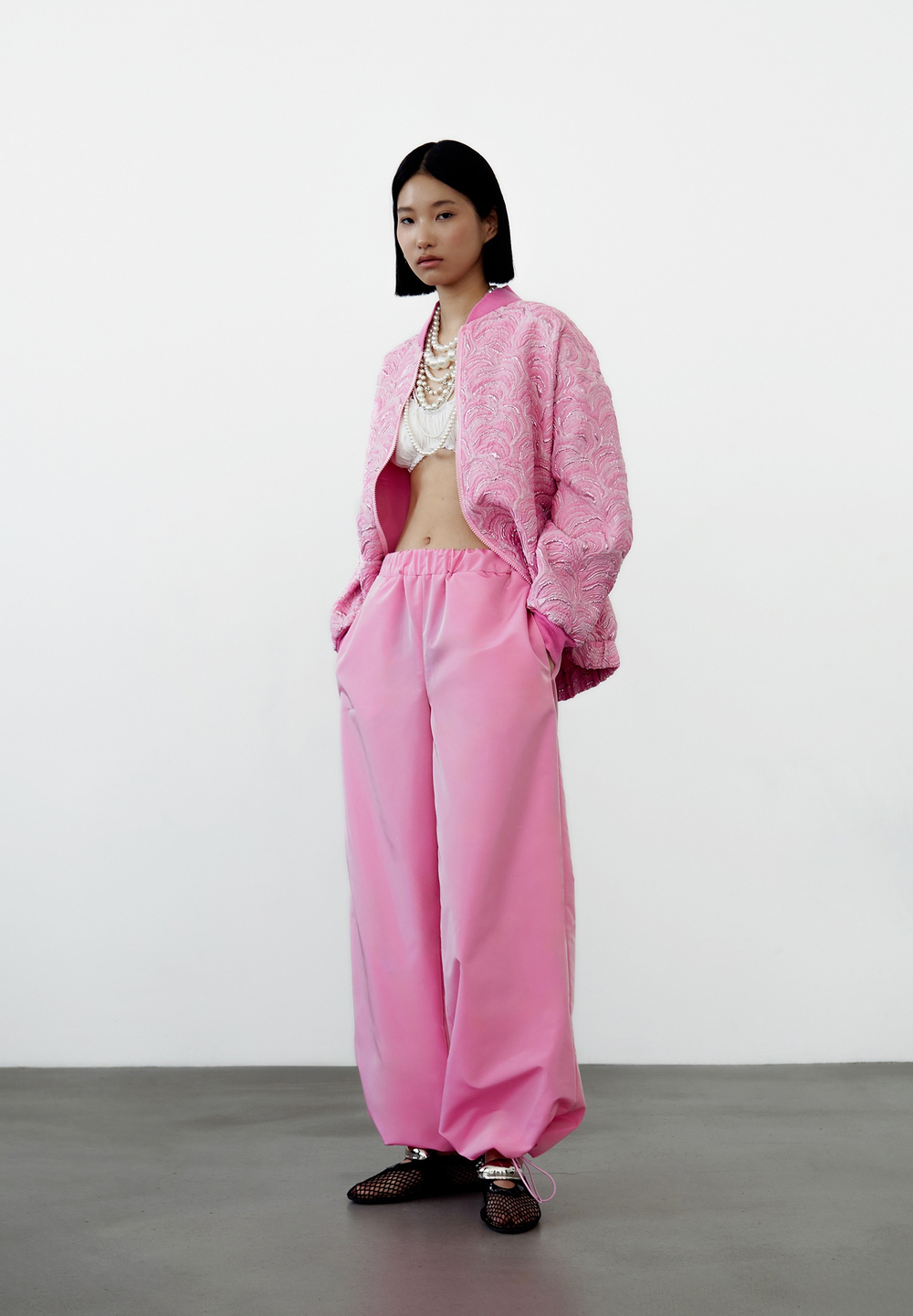 Бомбер Peony pink