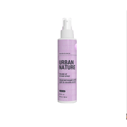 Urban Nature Salon Care VOLUME UP 3D HAIR Спрей моделирующий для 3D объема волос