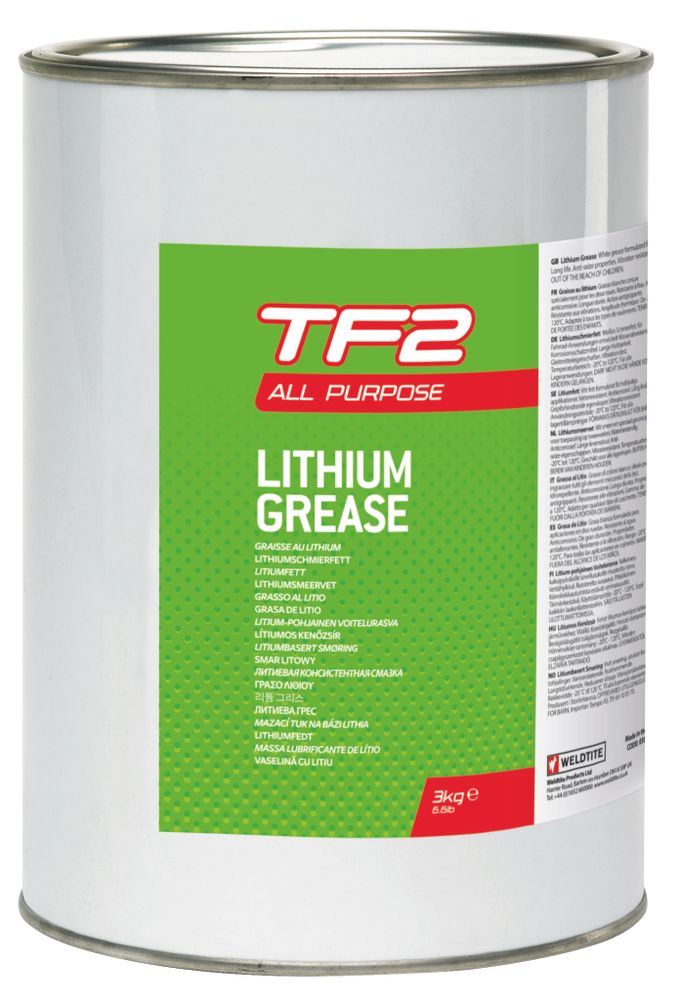 Смазка литиевая TF2 LITHIUM GREASE густая для всех типов подшипников 3кг WELDTITE (Англия)
