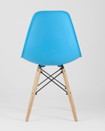 Стул Eames Style DSW бирюзовый x4 (разборный каркас)