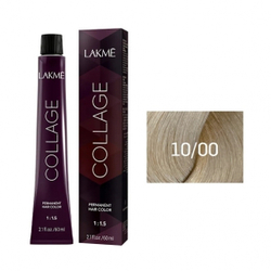 Lakme Collage Крем-краска для волос, 10/00 Очень светлый блондин, 60 мл