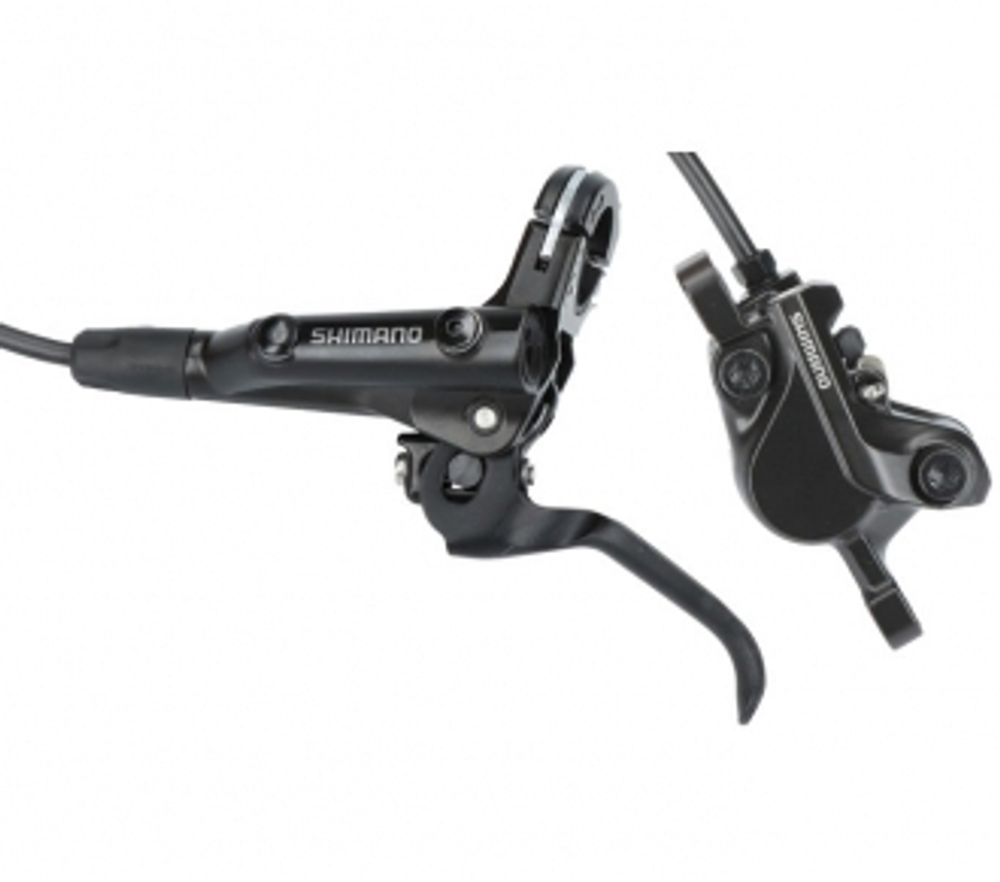Тормоз диск. Shimano, MT501, BL(лев)/BR-MT500(передн), полимер. колодк., 1000мм, цв. Черный EMT5012K