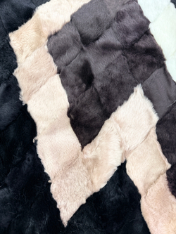 Покрывало меховое ковер из шкуры овчины