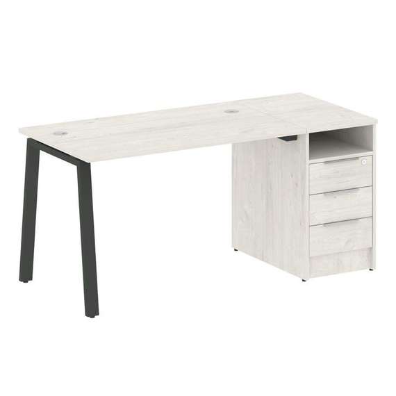 Метал Систем Рабочая станция с тумбой на А-образном м/к БА.РС-СТП-1.2