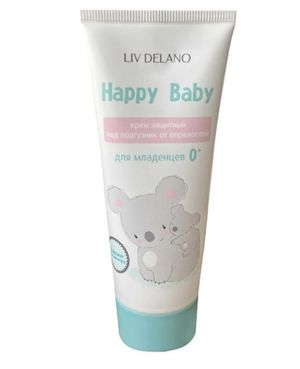 Крем защитный под подгузник от опрелостей для младенцев 0+ LIV DELANO HAPPY BABY