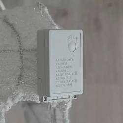 Светодиодная фигура Олень с санями 114*76 см., текстиль, металл, 220 В, Luazon Lighting (4357002)