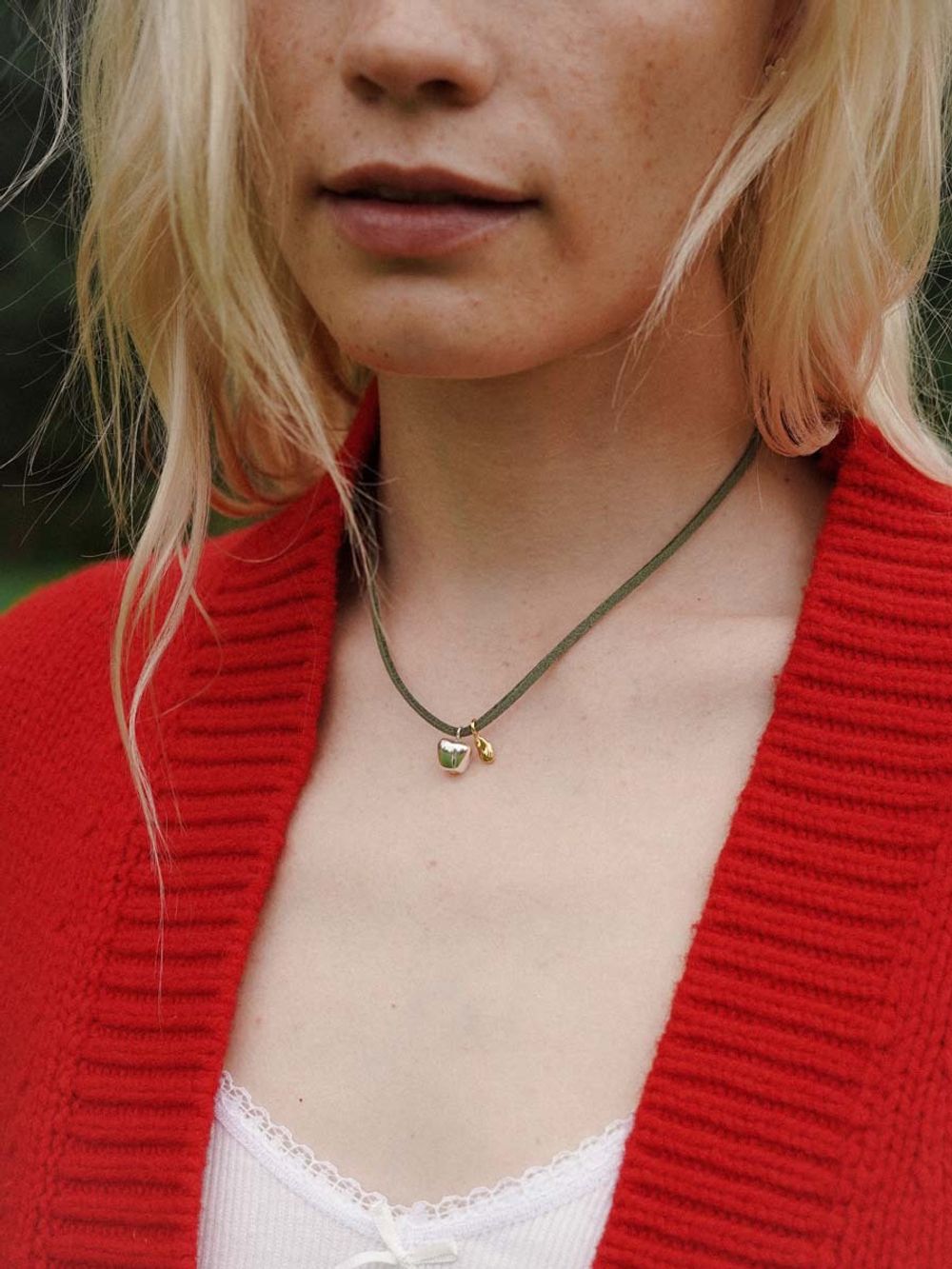 Сет Яблочко от яблоньки на шнурке