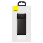 Внешний аккумулятор Baseus Bipow Digital Display Power Bank C+2U 20000mAh 20W - Black