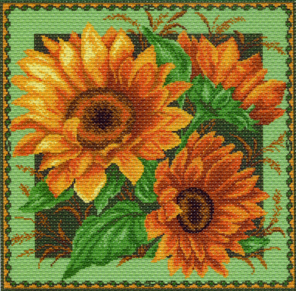 "Солнечное настроение"-0891 канва с рисунком