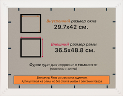Рамка 29,7x42 для постера и фотографий