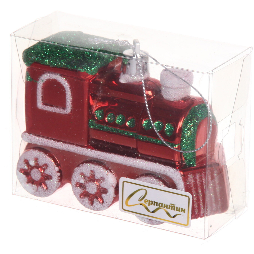 Ёлочная игрушка «Сказочное путешествие» 9,5*2*10,5 см, красный