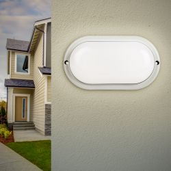 Светильник ЖКХ светодиодный ЭРА SPB-202-0-40K-015 IP65 15Вт 1425Лм 4000К 200x98 ОВАЛ