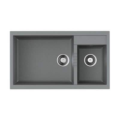Мойка Tedori 86-2-LB-GR Tetogranit/leningrad grey