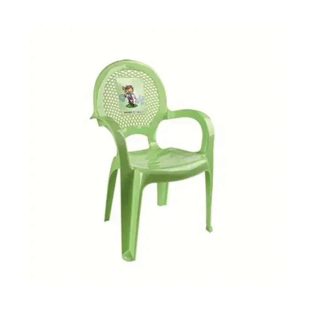 Стульчик детский с рисунком салатовый