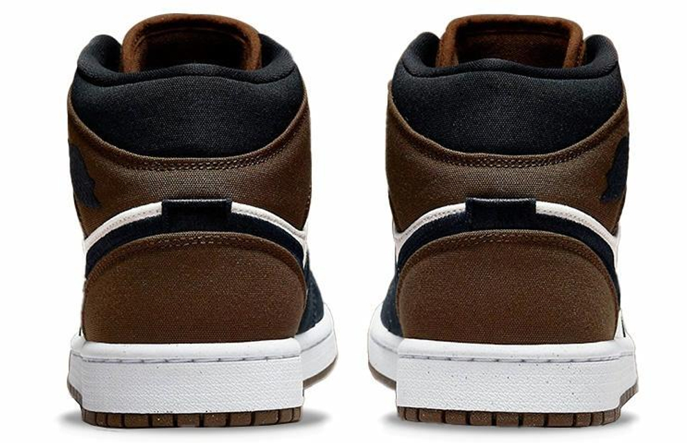 Кроссовки Jordan Air Jordan 1 Mid Se "Olive Toe" (Женская размерная сетка)