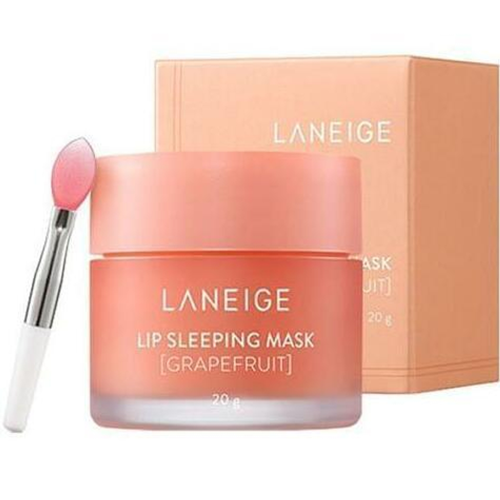 Laneige lip sleeping mask (grapefruit) - Ночная восстанавливающая маска для губ (грейпфрут)